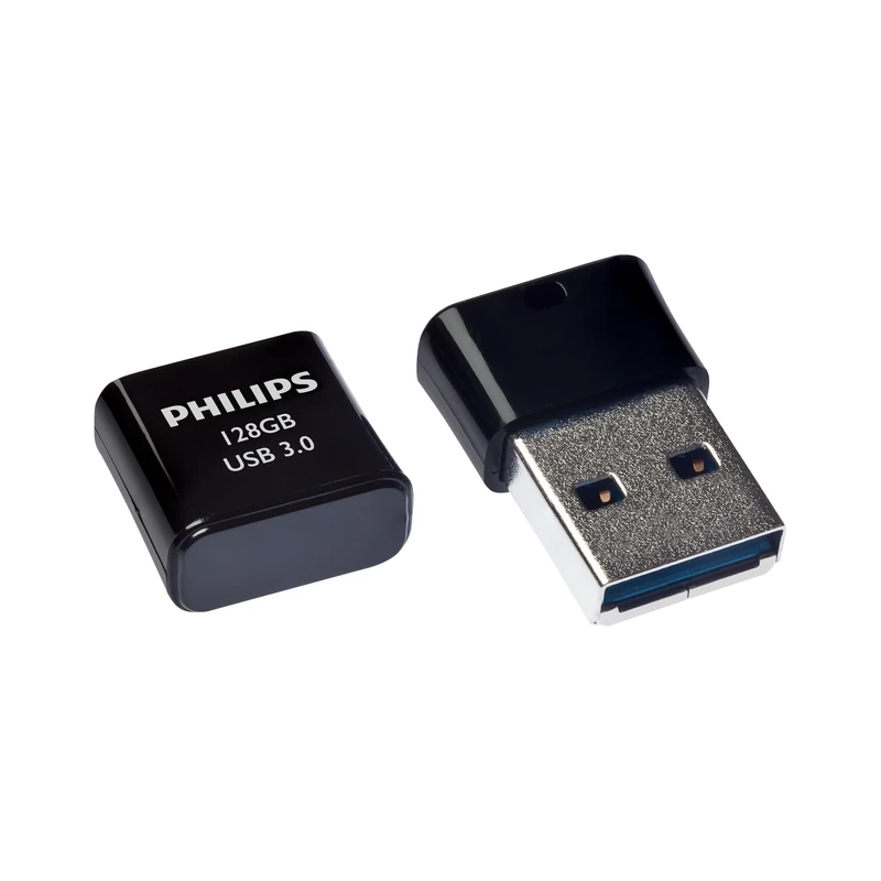 PHILIPS 128 GB USB 3.0 Flash Drive Pico Edition, Ultra Small Memory Storage for PC, Laptop, Computer, Smart TV, Car Audio and More, Reads up to 180 MB/s - Image 1