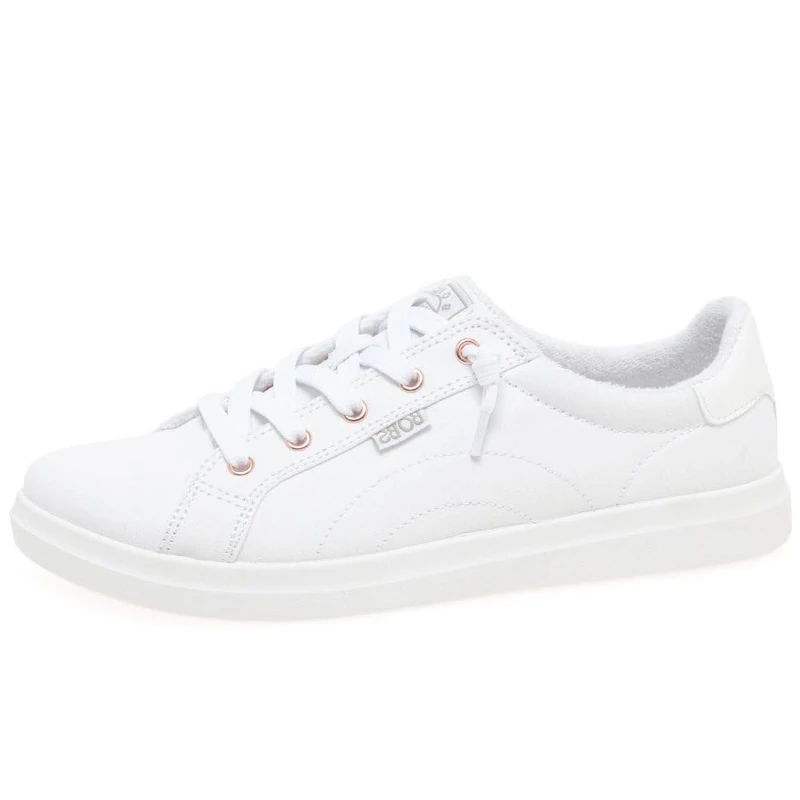 Skechers 114453/WHT BOBS D Vine Womens Canvas White