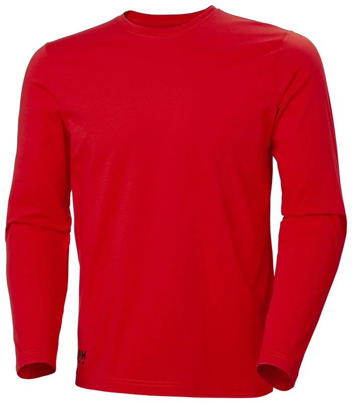 HH Workwear Men's Classic Longsleeve - Red, XS