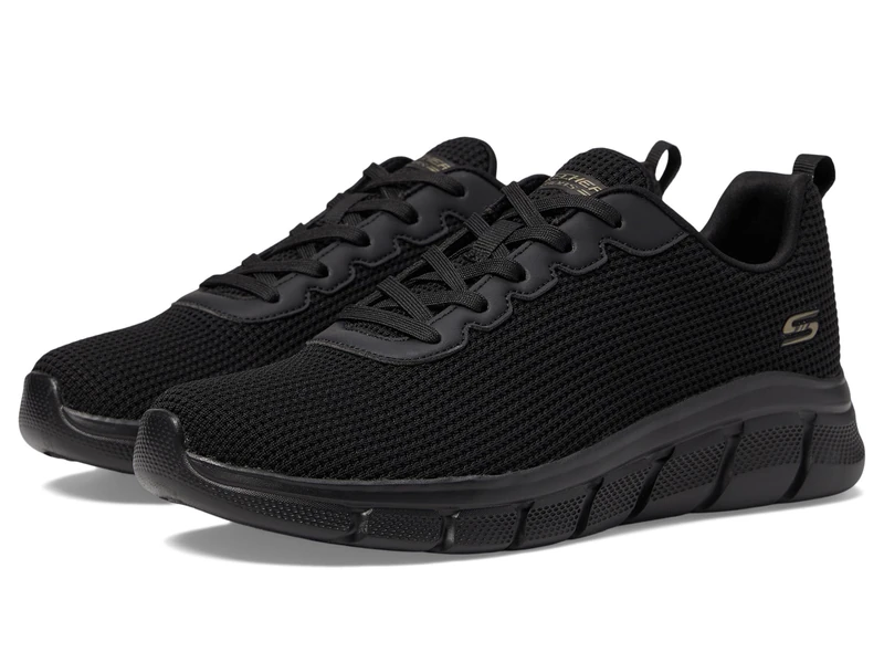 Skechers Women's Bobs B Flex-Esencia Visionaria Sneaker, Black Knit Trim, 7 UK Wide - Image 1