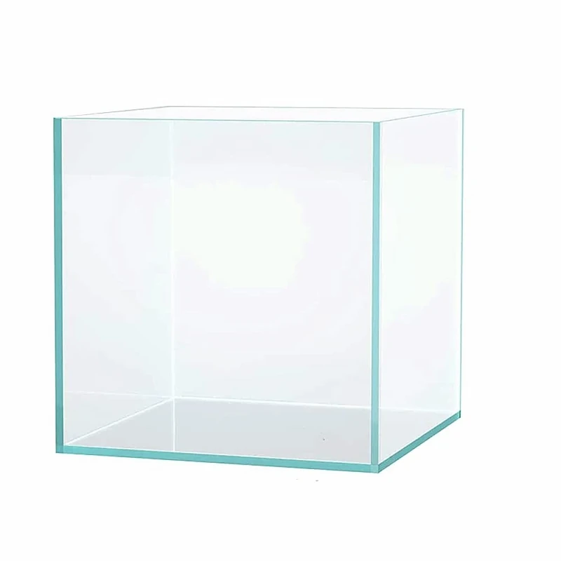 AWXZOM Nano Rimless Tank, Glass Fish Tank, Betta Tank (2 Gallon 7.8 x 7.8 x 7.8 inch)
