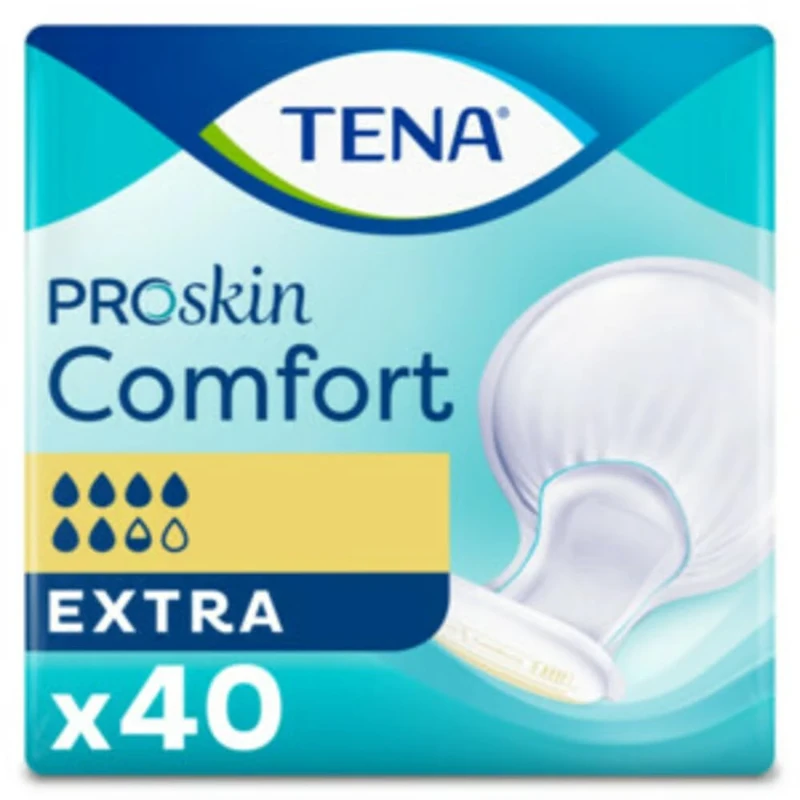 Tena - Tena Proskin Comfort Extra Incontinence Pad - 40 Pieces