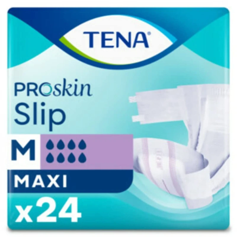 Tena - Tena Proskin Maxi (Size M) Incontinence Slip - 24 Pieces