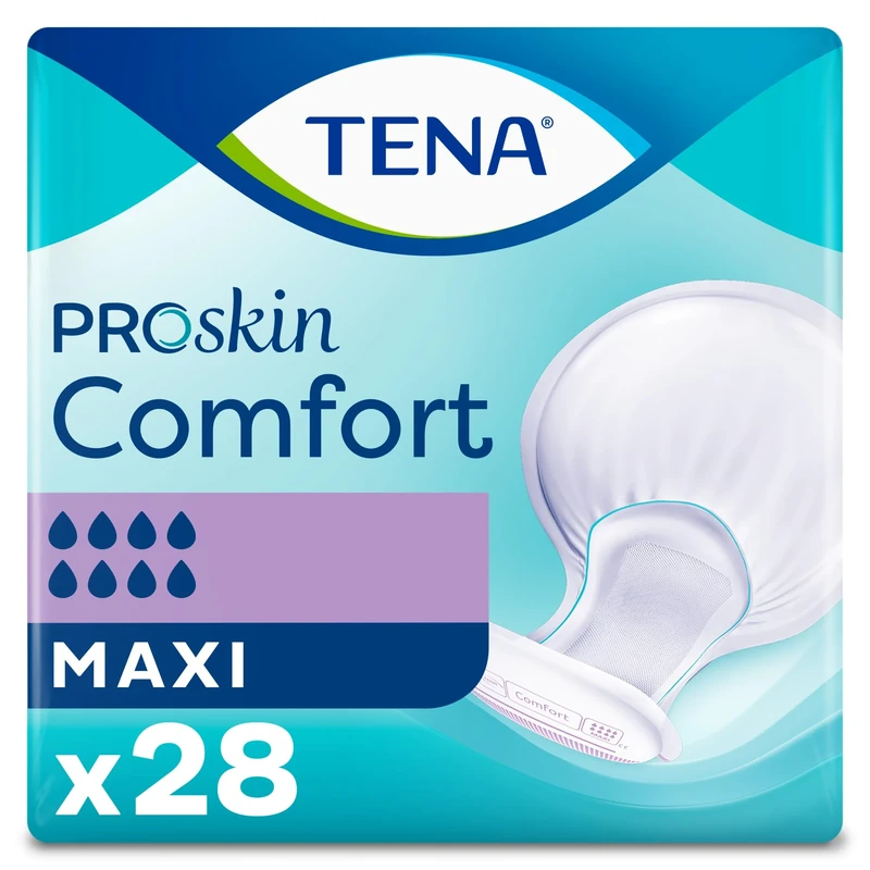 Tena - Tena Proskin Comfort Maxi Incontinence Pad - 28 Pieces