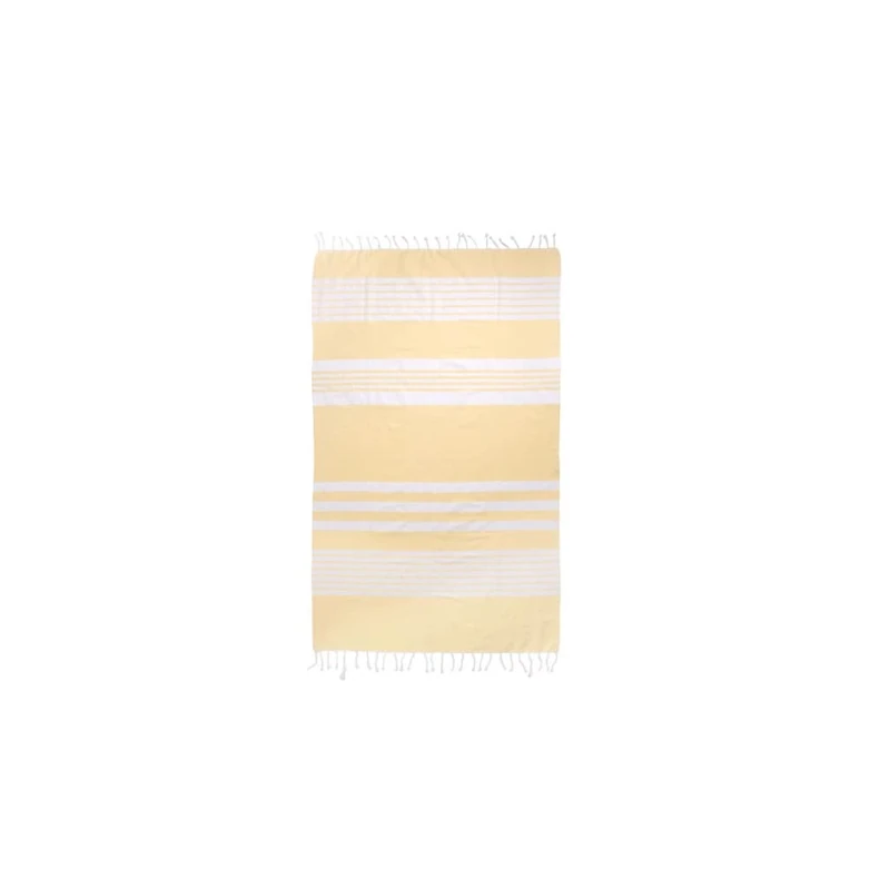Sagaform Ella Hamam 5018384 Organic Cotton Hand Towel 145 x 250 cm Yellow - Image 1