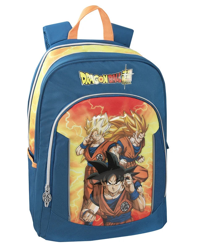 Dragon Ball Unisex-Bambini e Ragazzi Zaino Trollay, Blu/Giallo, Taglia unica
