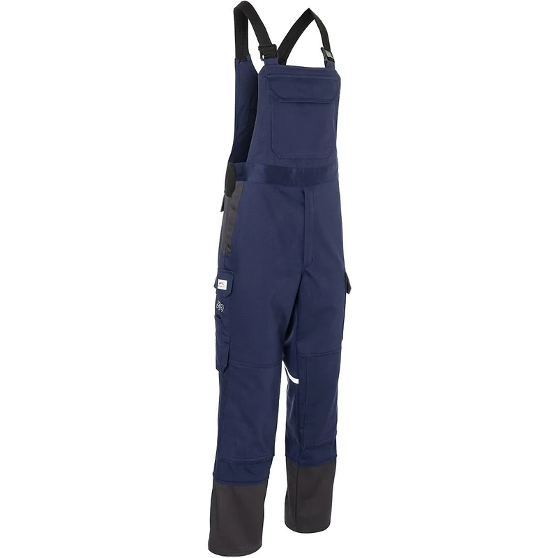 KÜBLER Workwear Women's Dungarees, Dark Blue/Anthracite, 26 cm