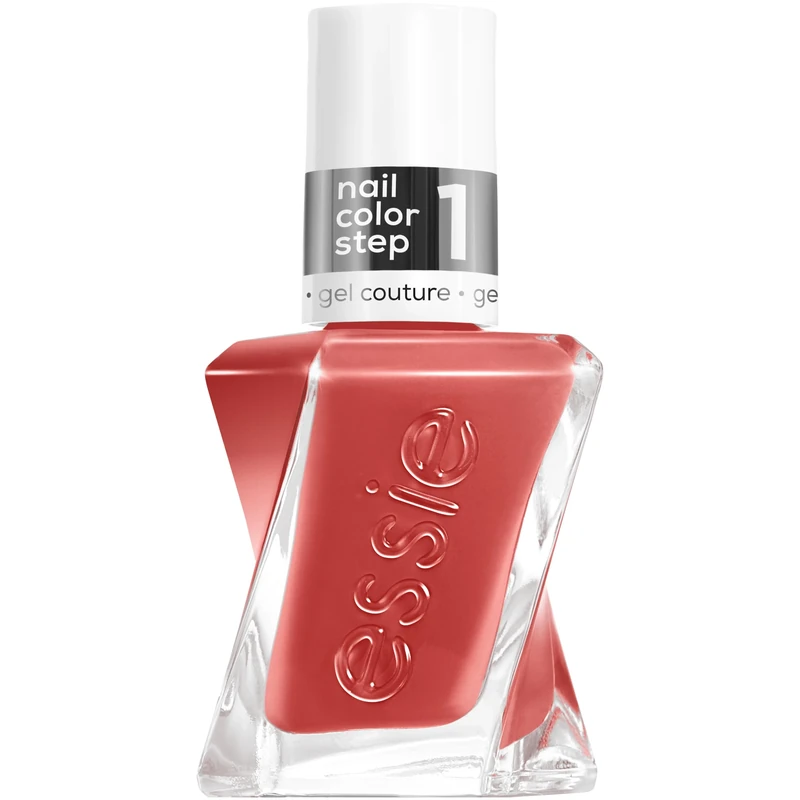 Essie Couture Fashion Freedom Nail Polish - No. 549, Woven at Heart Long Lasting Nail Polish in Red, 13.5 ml