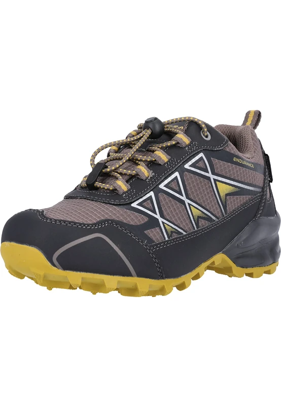 ENDURANCE Women's Treck Trail Hiking Shoe, 1080 Iron, 9.5 UK