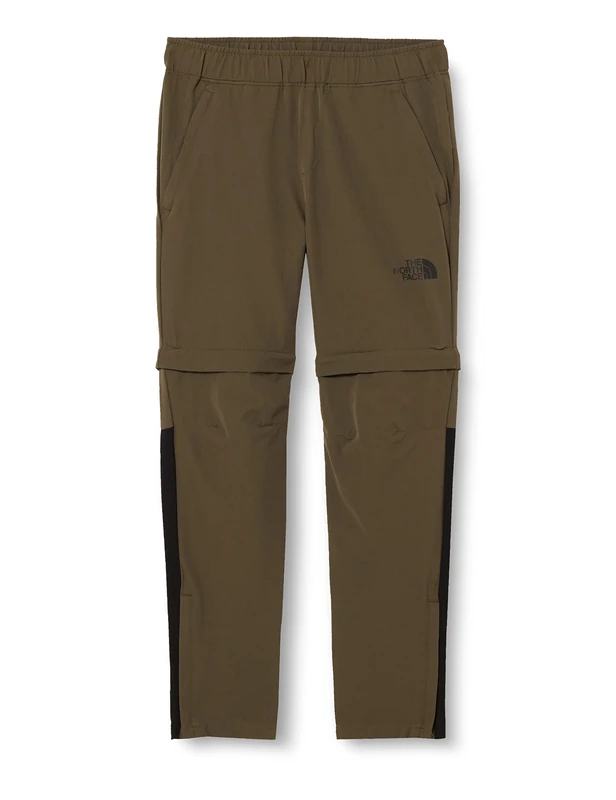 The North Face Unisex Kid's Paramount Convertible Trousers, New Taupe Green, M