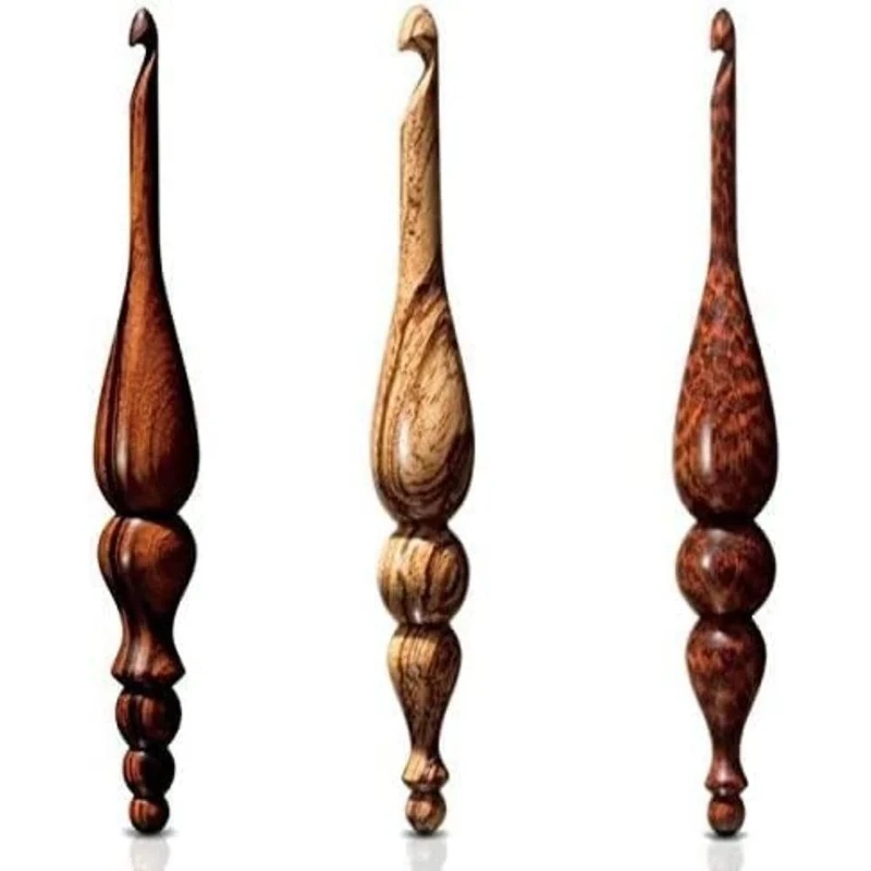 Furls Crochet Hook, Wood, Bloodwood, 6.5mm