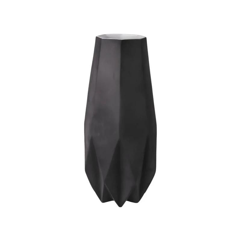 Polygono Colori Vase Dark Grey 33 cm