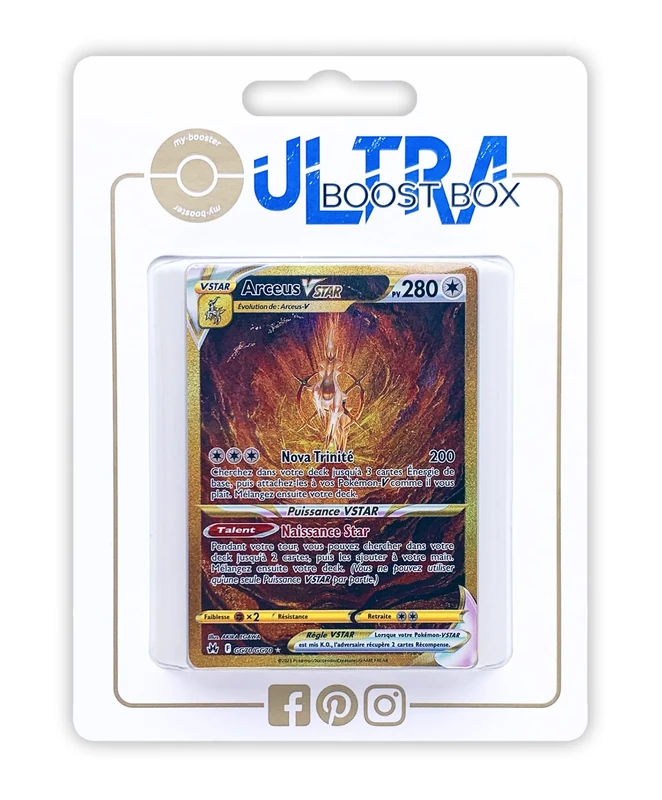 my-booster Pokémon Company SWSH125-FR-UB-GG70, Multi-Colour