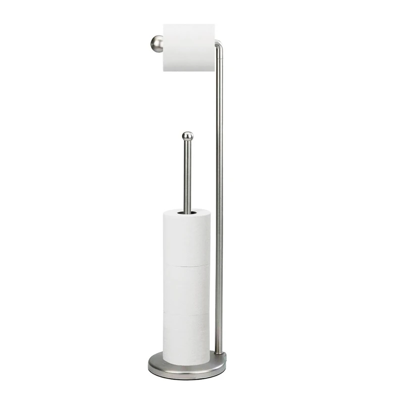 Umbra Teardrop Toilet Paper Stand, Nickel - Image 1