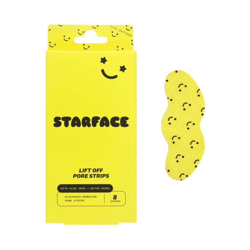 Starface World Lift Off Pore Strips - Blackhead Remover (8 Count)