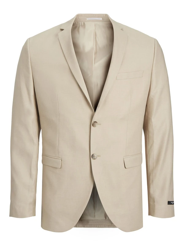JACK & JONES Men's Jprsolaris Noos Blazer, White Pepper/fit: Super Slim fit, 38R