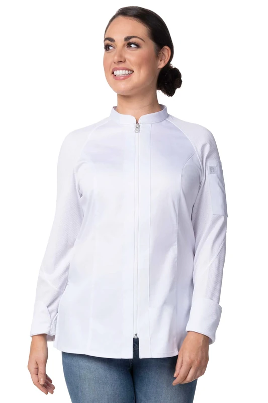 Chef Works Women's Nepal Chef Coat, White, Medium