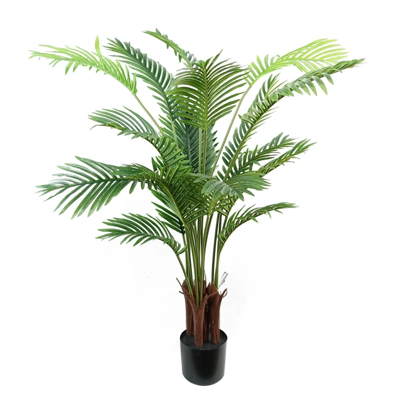 Leaf Large Artificial Palm Tree, Natural Areca