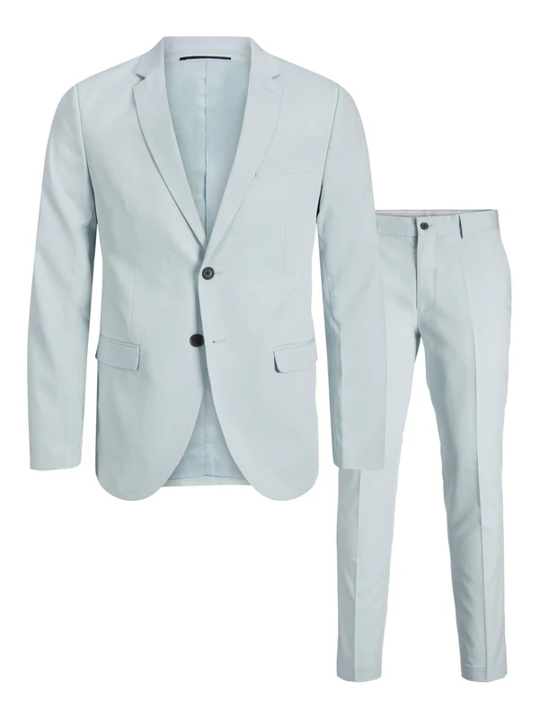 JACK & JONES Men's Jprblafranco Business Suit Pants Set, Cashmere Blue/fit: Super Slim fit, 48