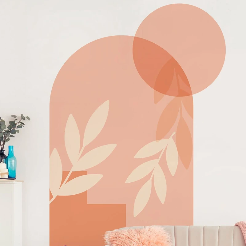 Ambiance Sticker Archi Della Natura Astratta Giant Frescoes Non-Woven Wallpaper Decorative Label Height 180 x Length 120 cm