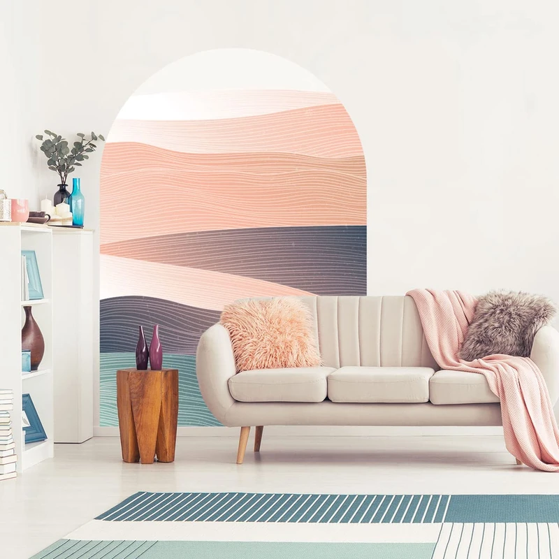 Ambiance Sticker Non-Woven Wallpaper Giant Frescoes Pre-Pasted Ramonto Sheet Decorative Label H127 x L90 cm