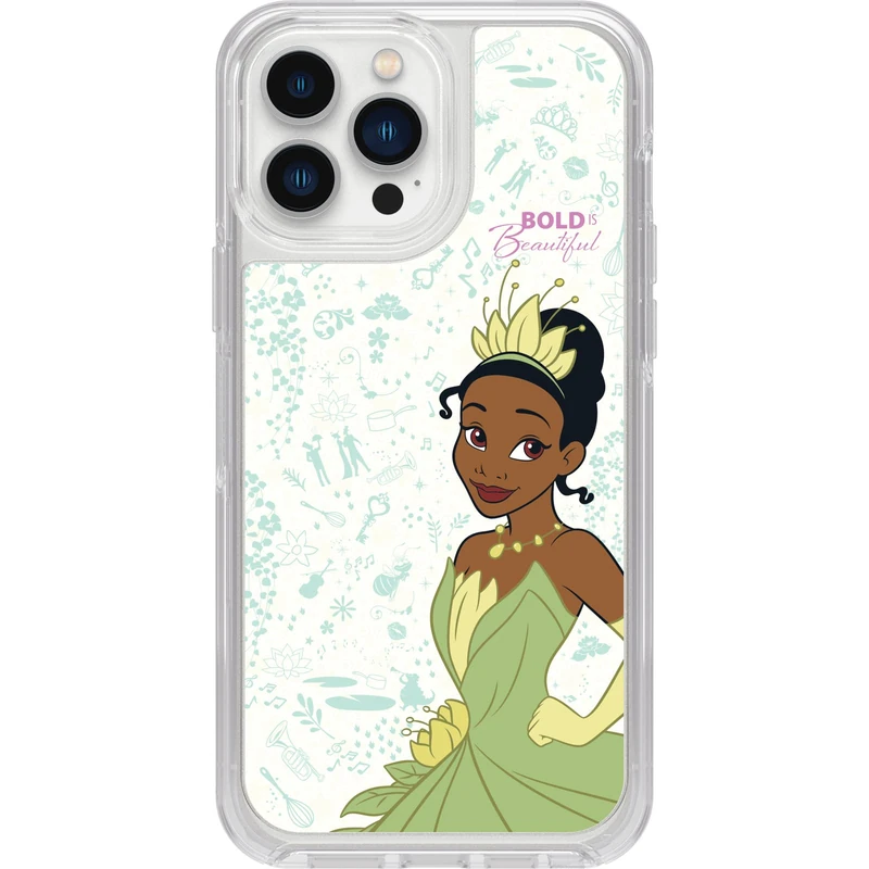 OtterBox iPhone 13 Pro Max & iPhone 12 Pro Max Symmetry Series+ Case - Tiana Beauty, Ultra-Sleek, Snaps to MagSafe, Raised Edges Protect Camera & Screen