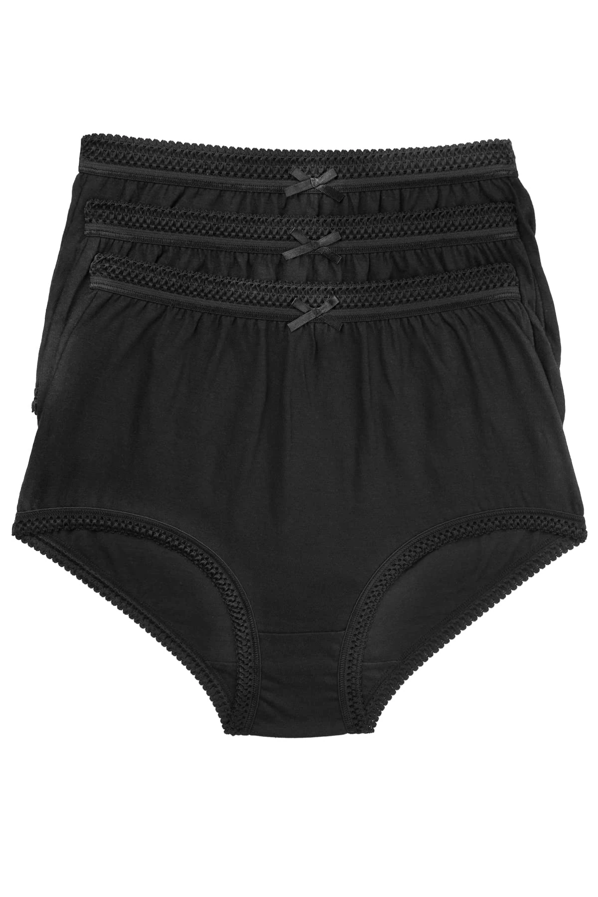 Marlon Women's Evelyn Full Brief, Black, 12-14
