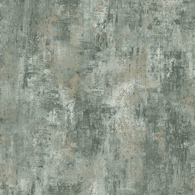 Muriva Cove Wallpaper - Modern Wallpaper for Living Room, Bedroom, Fireplace - Decorative Luxury Wall Paper with Distressed Pattern, Textured Finish & Metallic Detailing (Jade)