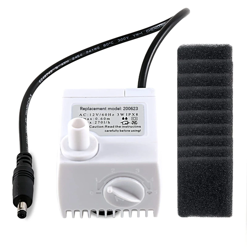 HORTHERO 200623 Replacement Pump with 10 Filters for Aero-Garden - Image 1