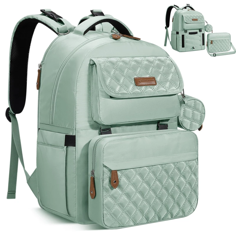 Maelstrom Unisex's Msdbp01 Diaper Bag Backpack, Mint Green, 45L US
