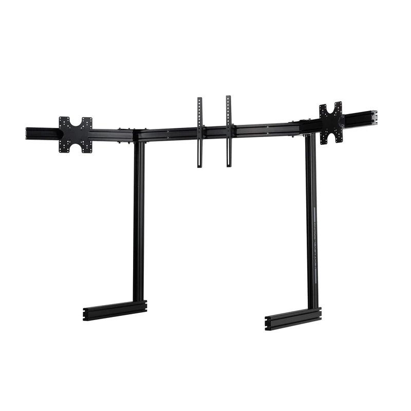 Next Level Racing Elite Freestanding Complete Triple Monitor Stand - Black