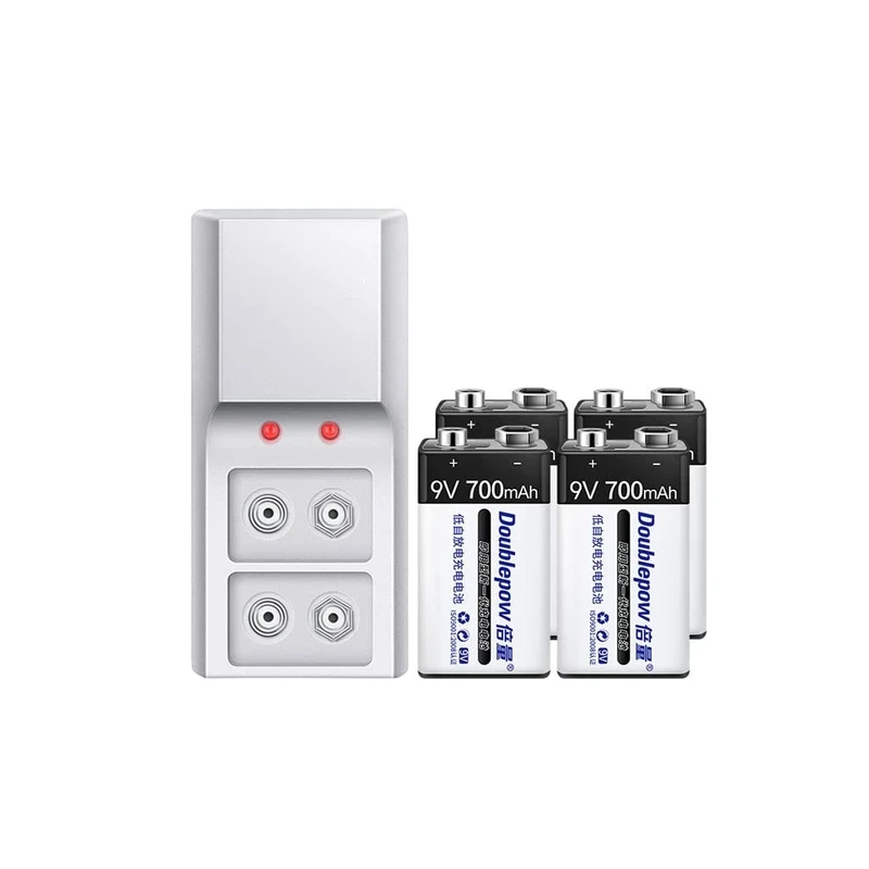 9v Rechargeable Battery Lithium Battery Large Capacity 700 MA Microphone Multimeter Nine Volt Battery Microphone 9 Battery