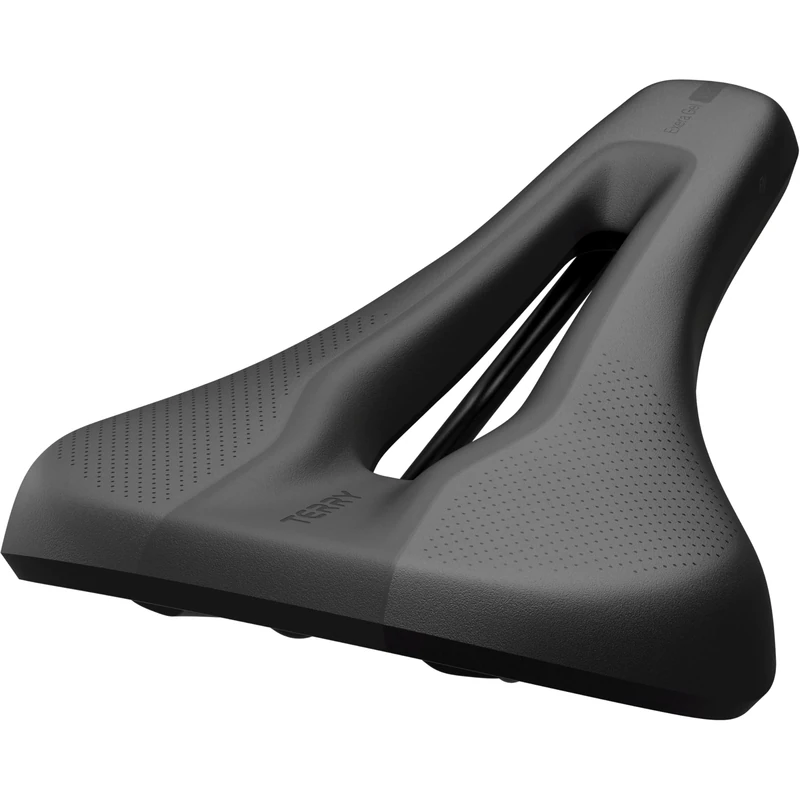 Terry Fly Exera Gel Men Bicycle Saddle in Black, Padding: Comfort Foam, Comfort Gel, Seat Width: 9 cm - 12 cm, 423 007 32