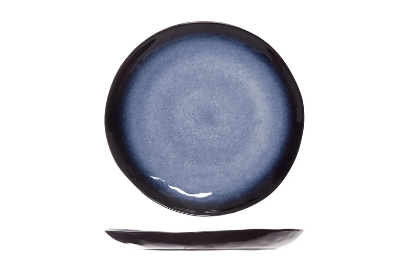 Cosy & Trendy Flat Plate Sapphire Blue D33 cm Pack of 3 - Image 1