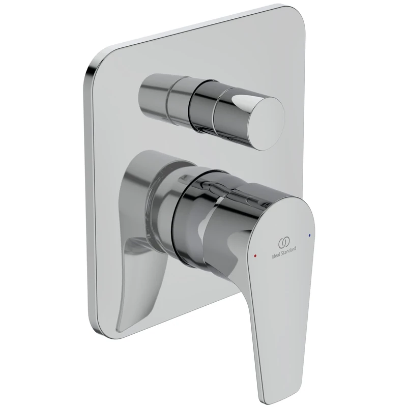 Ideal Standard - Cerafine D, Single-Lever Mixer for Built-in Bathtub or Shower, Two-Way, External Parts, Chrome