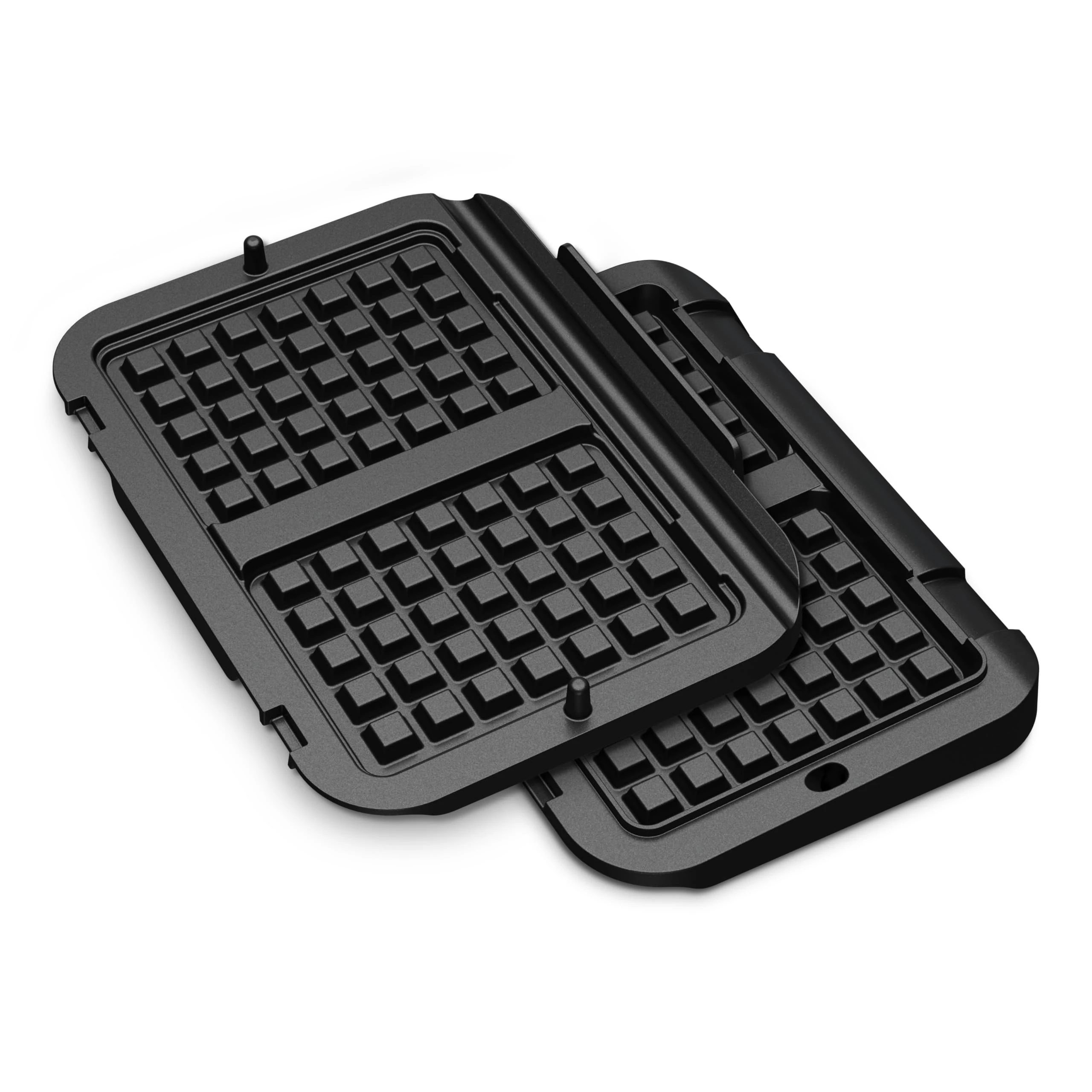 Tefal XA7308 OptiGrill Waffle Plates, Suitable for OptiGrill 4-in-1 and 2-in-1 Models, Preparation of Belgian Waffles, Black