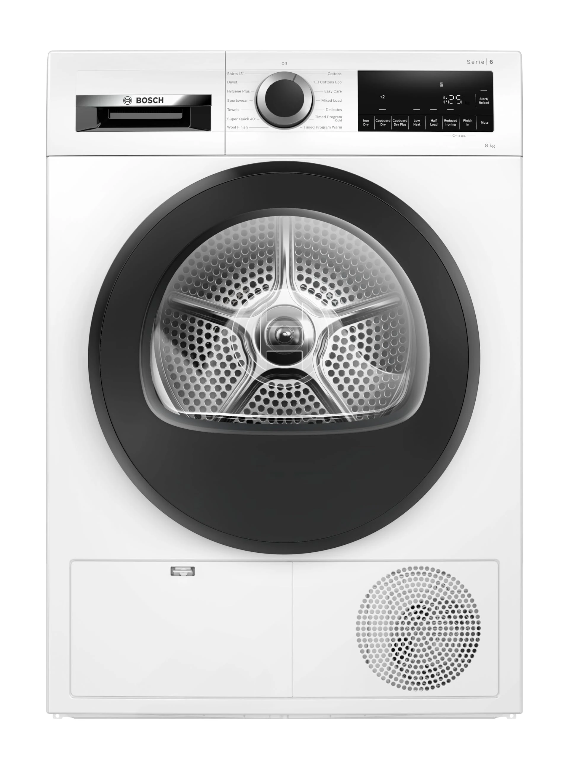 Bosch WPG23108GB Series 6, Free-standing Condenser tumble dryer 8 kg