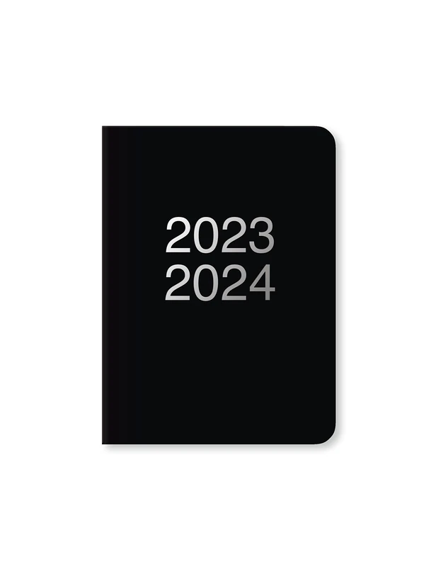 Letts Dazzle A6 day to a page 2023/2024 academic diary - black