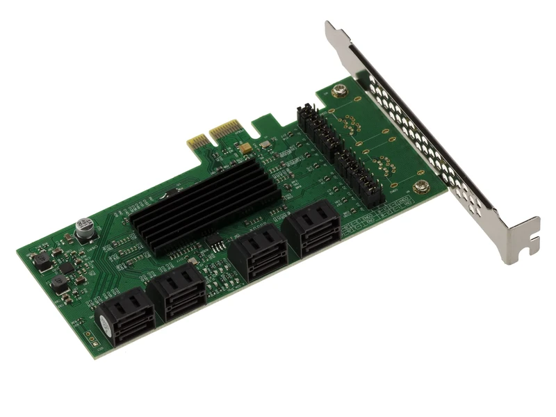 KALEA-INFORMATIQUE PCI Express PCIe x1 to 8 SATA ports controller card with MARVELL 88SE9215 88SM9705 chipset