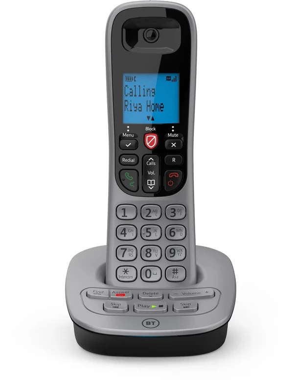 BT 7660 Cordless Landline House Phone, Nuisance Call Blocker, Call Block Button, Answer Machine, Single Handset Pack