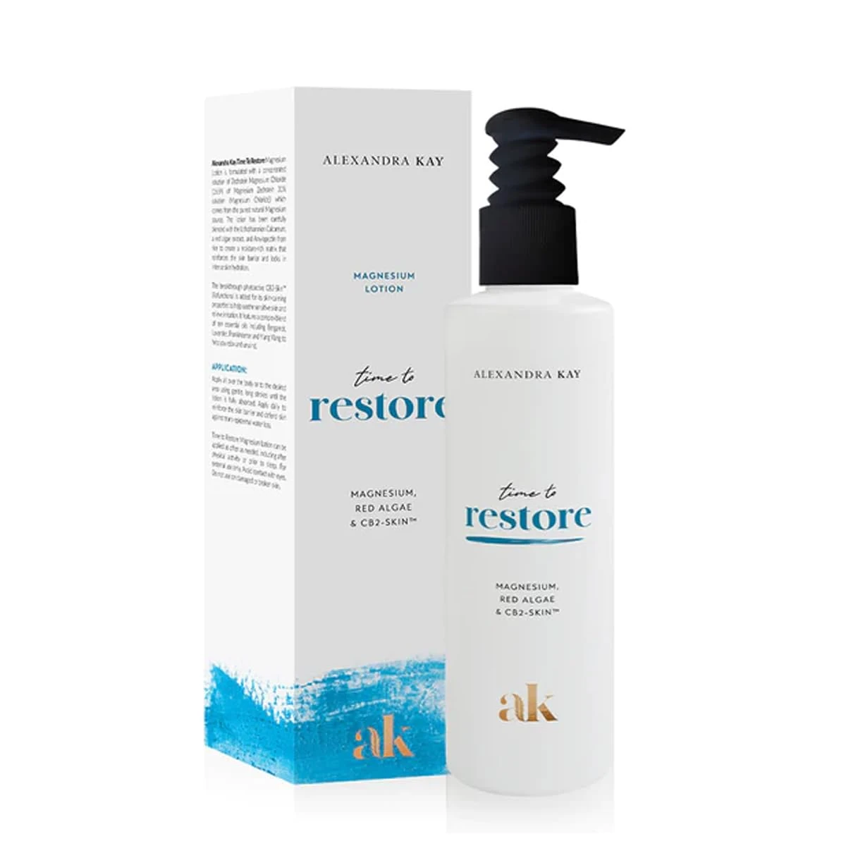 Green People Alexandra Kay Magnesium Body Lotion - Natural, Organic Magnesium Moisturiser - Relaxing Scent - Vegan, Cruelty Free, 200ml