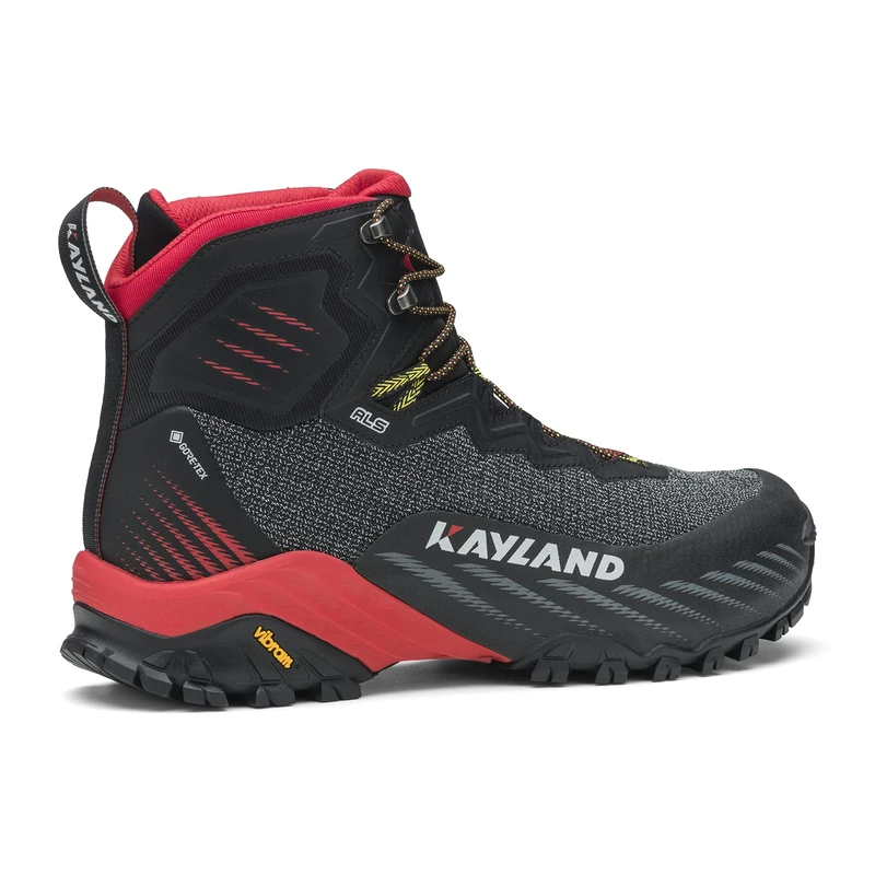 Kayland 018022480 DUKE MID GTX Hiking shoe Male BLACK RED UK 7.5