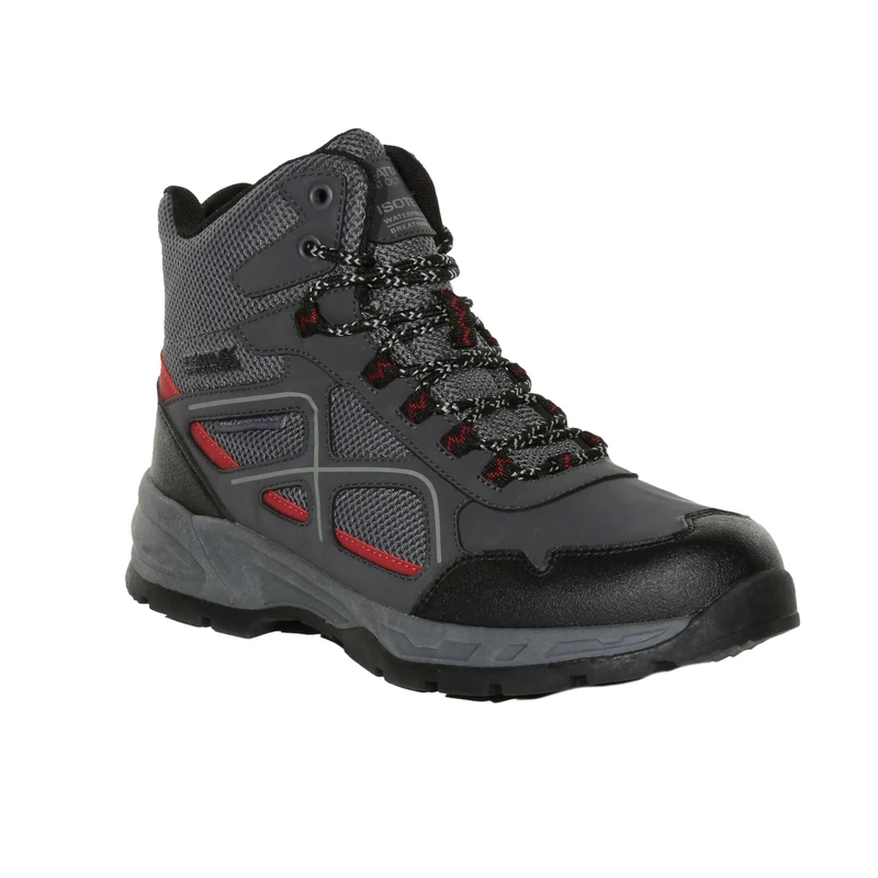 Regatta Mens Vendeavour Boot Ash/RioRed EU44/UK9.5 Grey