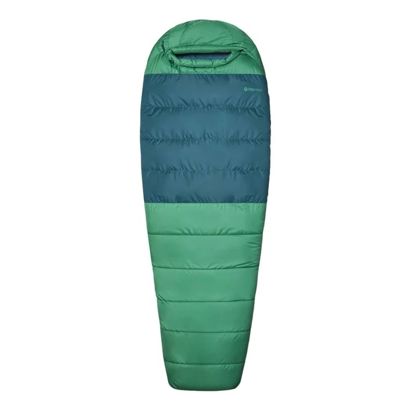 Marmot Lost Coast 30 Long, Down adult mummy sleeping bag, extra long, 600+ Duck Down Filling, light and warm, packable, 198 cm, suitable down to -21°