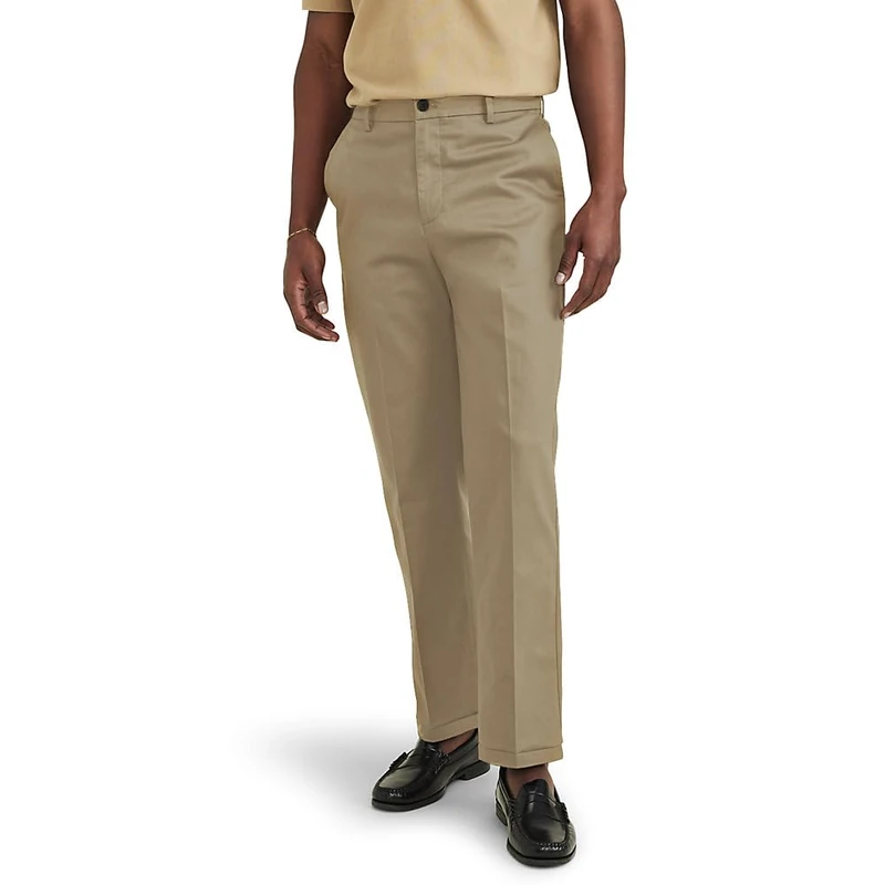 Dockers Men's Signature Stain Defender Straight Shorts, New British Khaki,