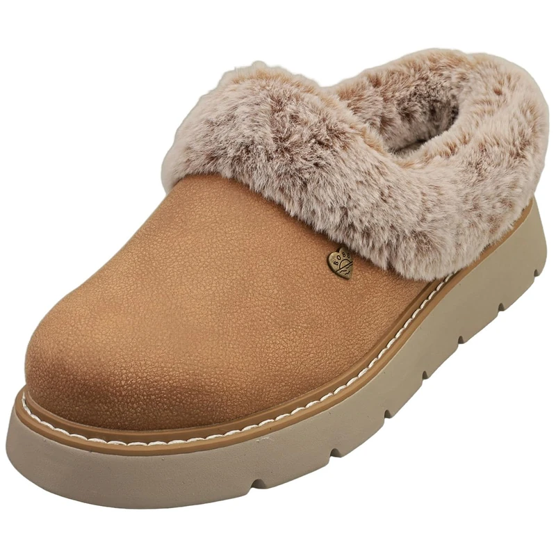 Skechers Women's Keepsakes LITE Cozy Blend Slipper, Chestnut, 6.5 UK - Image 1
