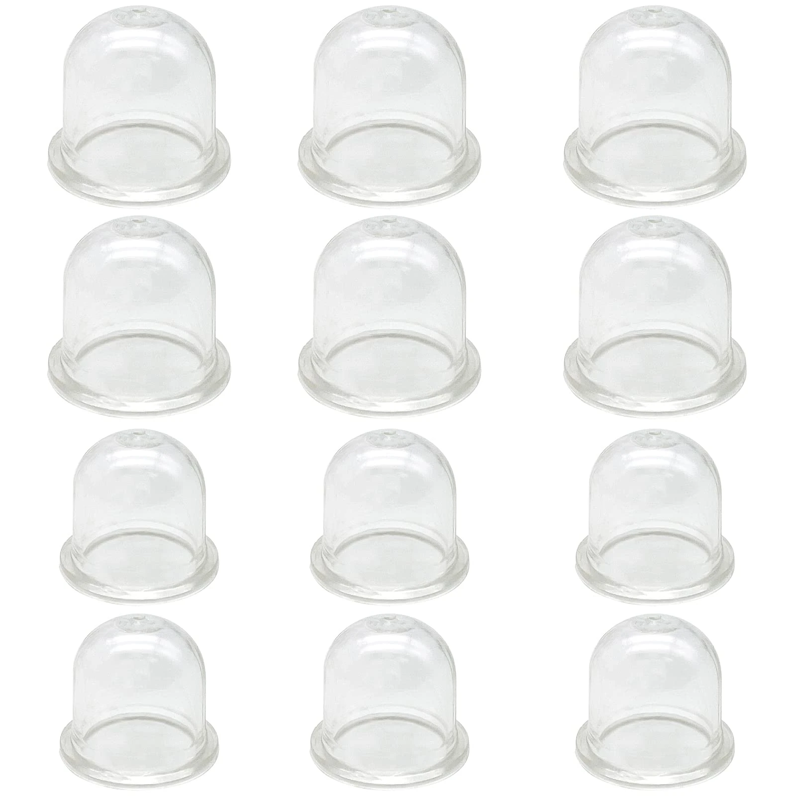 12 Pieces Primer Bulb Carburetor Primer Bulb Pump Bulb Compatible with Poulan Crafstman Weedeater Chainsaw Replacement for Roybi Homelite Zama Walbro Gas Trimmer Blower Brush Cutter