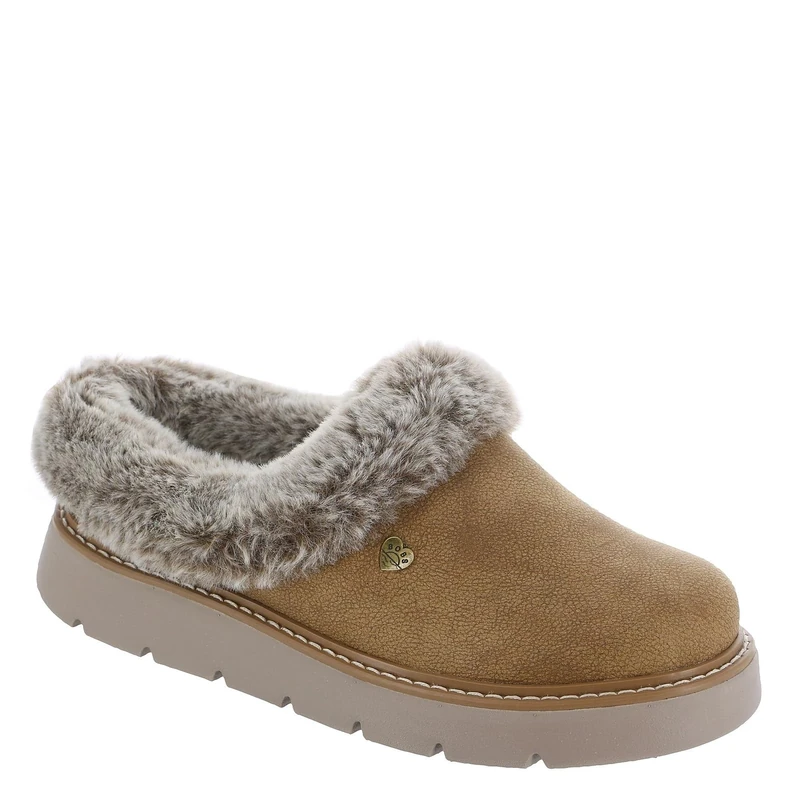 Skechers Women's Keepsakes Lite-Cozy Blend Slipper, Chestnut, 6.5