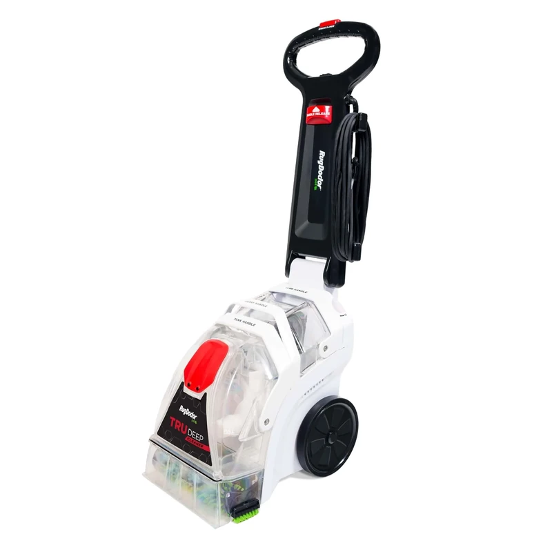 Rug Doctor TRUDeep Carpet Cleaner | 30% More Suction Power than Comparable Machines| Dual Cross Action Brushes | Upright Carpet Cleaner with Rubberised Upholstery Attachment, 1300W