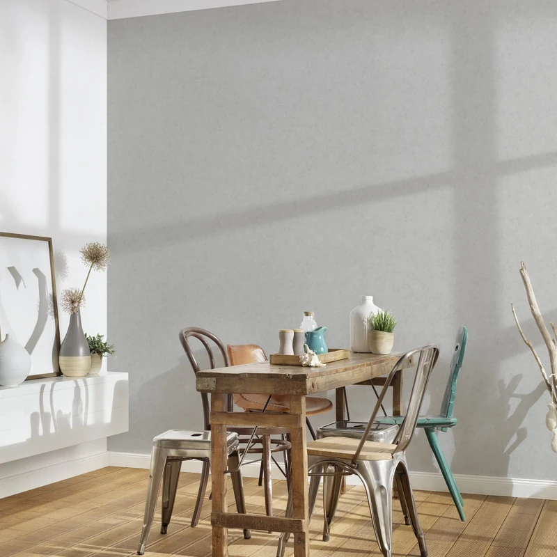 Architects Paper Arcade 393304 Non-Woven Wallpaper Plain 10.05 m x 0.53 m Made in Germany Grey